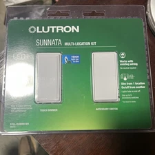 Lutron Sunnata LED Dimmer & Accessory Switch 3 Way Kit - White (STCL-153MRH-WH)