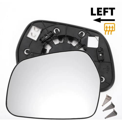 Car Left Side White Mirror Glass w/ Back Heated for KIA Sorento 2020-2024