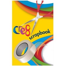 Scrap Book - Scrapbook 20 Pages Multi Coloured Pages Bright Project Paper Crafts