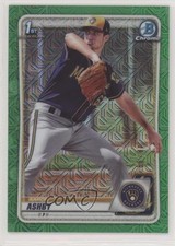 2020 Bowman Chrome Prospects Mega Box Green Mojo Refractor 48/99 Aaron Ashby gl5