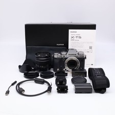 FUJIFILM X-T5 XF18-55mm lens kit silver w/ 4618 shots 691420