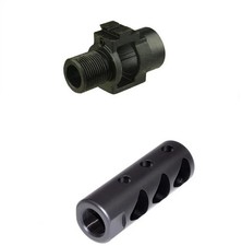 All Steel 5/8x24 Thread Adapter For M 1 4 / M 1 A With Muzzle Brake Compensator