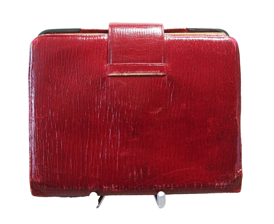 Estuche para tarjetas de llamadas Aide de Memoire montado en plata de 1895 + lápiz y estampillas Foto 4 de 4