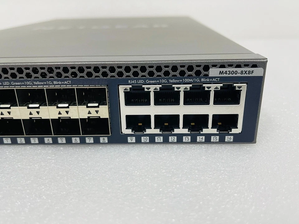 Netgear M4300-8X8F XSM4316S 8x 10G SFP+ & 8x 10G RJ45 Stackable Managed Switch - Image 3 of 4