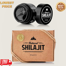 Natural Shilajit Resin 20g Genuine Altai Bioactive Trace Minerals Lab Tested