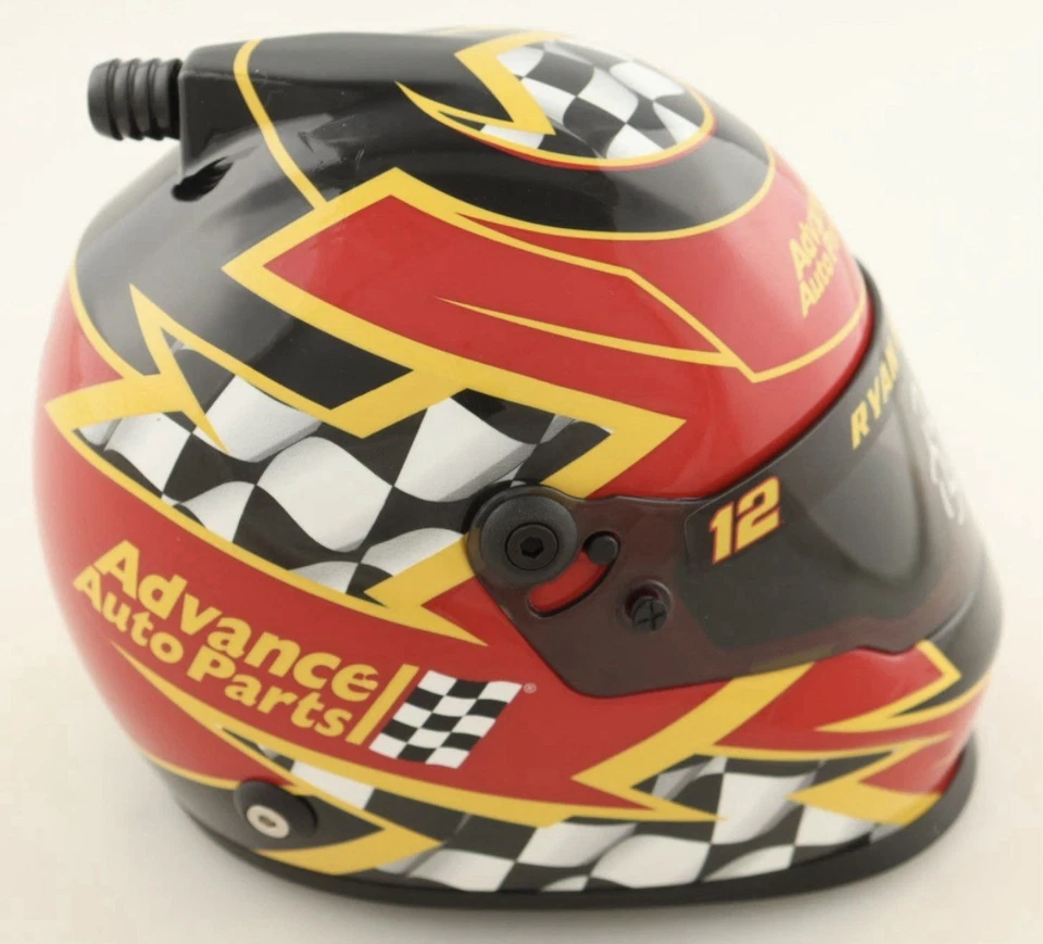 Ryan Blaney Signed NASCAR Advance Auto Parts Mini Helmet (PA) - Image 4 of 4