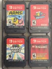 Nintendo Switch Bundle x4 Mario Odyssey, Mario Party, ARMS, LEGO Incredibles