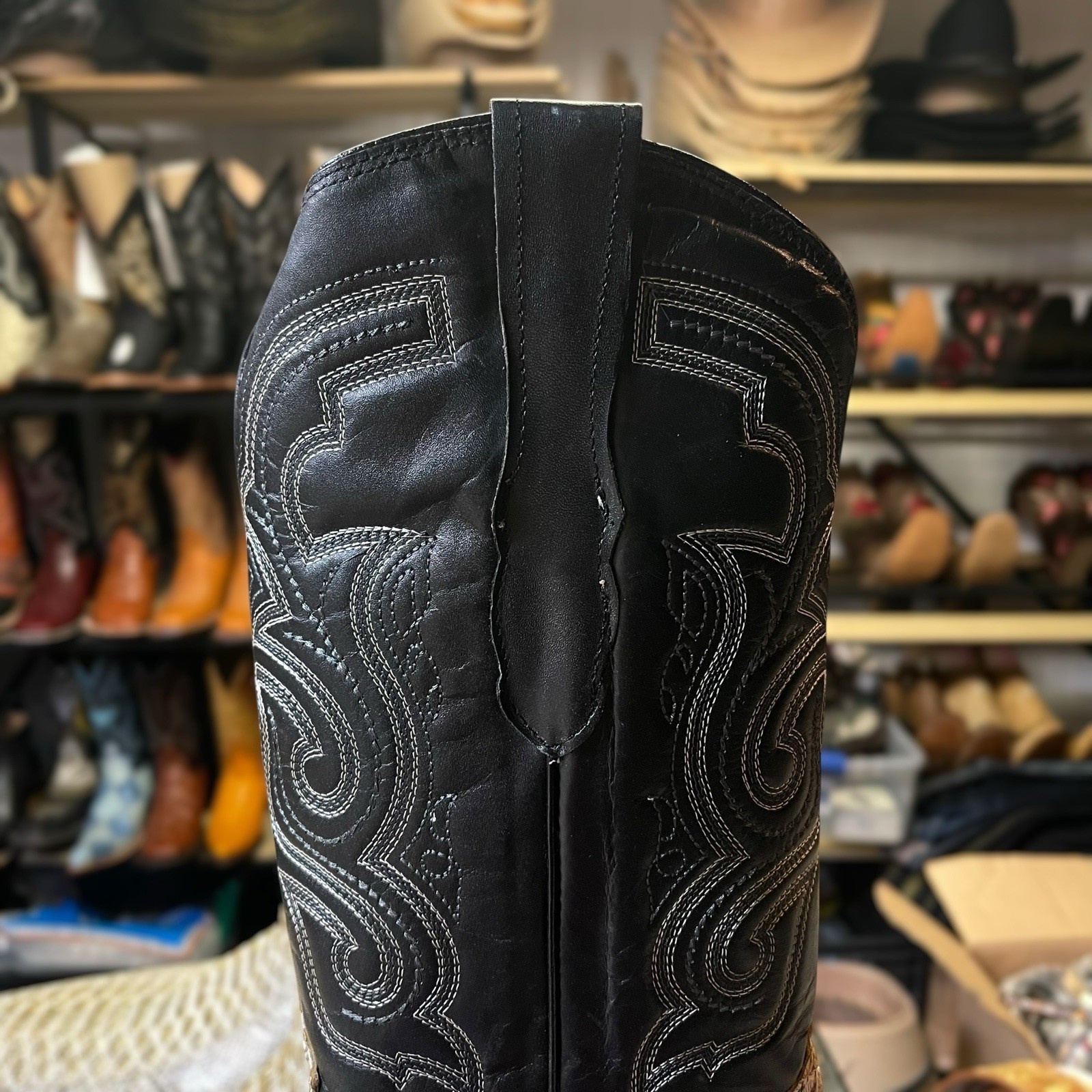 White Python Snake Skin Boots. Men’s Western Cowboy Boots. Bota Vaquero ...