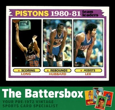 1981 Topps #50 John Long/Phil Hubbard/Ron Lee TL EXMT/EXMT+ X3738578