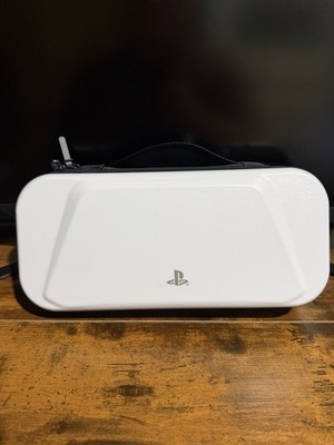 PowerA Playstation Portal Hard Shell Travel Bag Carry Case Sony Protection White