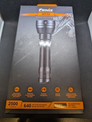 Fenix HT32 2500 Lumens White Red & Green Output Flashlight With ARB-L21-5000