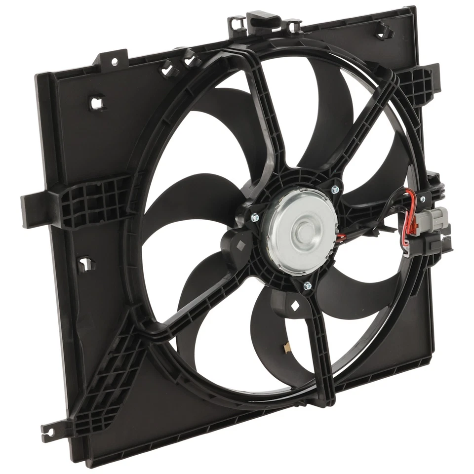 Radiator Cooling Fan For 2012-2019 Nissan Versa 14-19 Versa Note AT CVT Models - Image 3 of 4