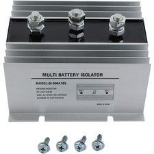 New 90 Amp Dual Multi 2 Two Battery Isolator- Marine Rv Ems 626-01001