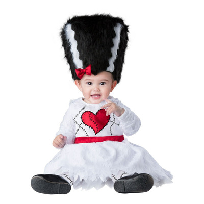Child's Mini Monster Bride Baby Costume XS 0-6 Months