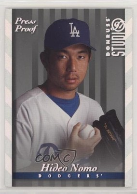 1997 Donruss Studio Silver Press Proof /1500 Hideo Nomo #73 03xg