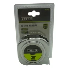 APEX TOOL GROUP-ASIA 217929 30' x 1", Chrome Tape Measure