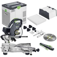 TieDex UK Festool KS 60 E-SET 230V GB 216mm Sliding Compound Mitre Saw - 561729