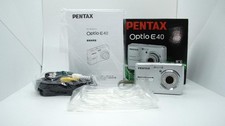 Pentax Optio E40 Silver Compact Digital Camera Tested Working from Japan