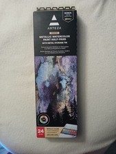 Arteza Metallic Watercolor Paint Half Pans