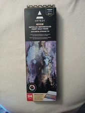 Arteza Metallic Watercolor Paint Half Pans