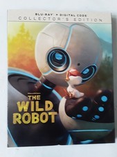 "The Wild Robot" Collector's Edition Blu Ray Digital Code With Slipcover Sealed