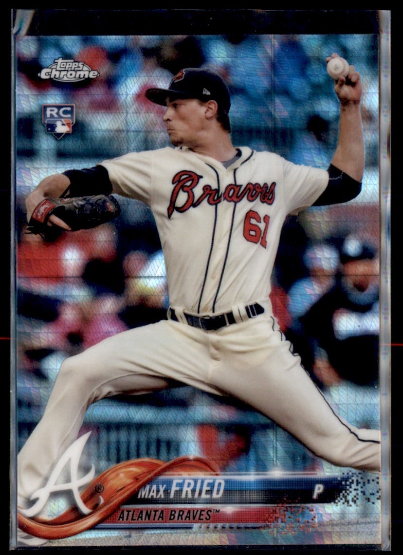 2018 Topps Chrome PRISM REFRACTOR Max Fried Rookie Atlanta Braves #66