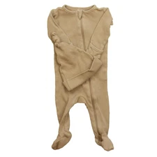 Quincy Mae Mauve Waffle Sleep Set One-Piece Baby Sleepwear 3-6 Months