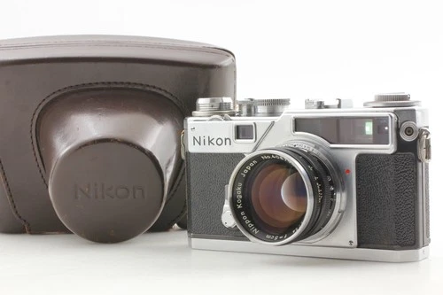[ Near MINT w/ Case ]  Nikon SP Film Camera 35mm NIKKOR-S 50mm f1.4 From JAPAN
