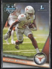 2023 Bowman University Chrome #10 Adonai Mitchell Texas Longhorns (S)