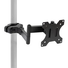 VESA Pole Mount for 32 inch TV Monitor Flat Screen Full Motion Adjustable Bra...