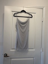 FOREVER 21 Gray Full Slip Adjustable Straps Women's Size M Solid New with Tags
