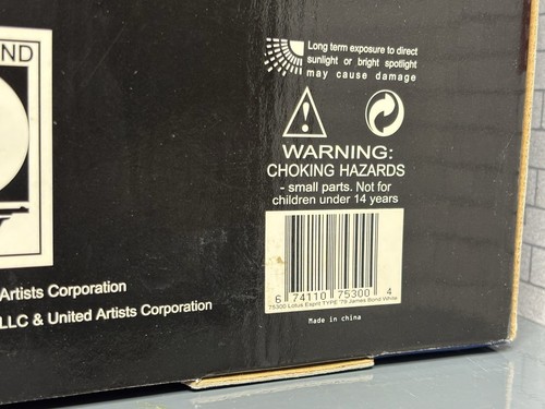 1:18 *BOXED* AUTOart James Bond 007 Lotus Esprit Type 79 White 75300 MODEL CAR!! - Picture 6 of 6