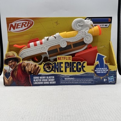 Nerf Netflix One Piece Going Merry Blaster w/ Holster 8 Elite Darts G2979 New