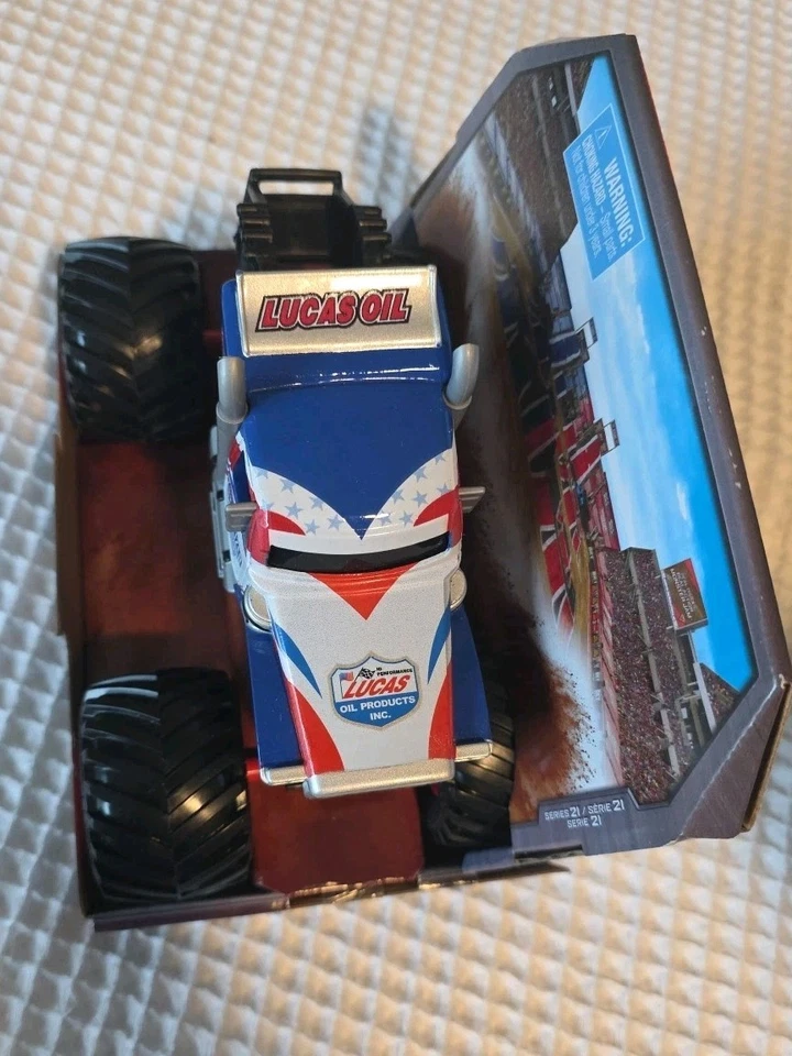 Nuevo 2024 Monster Jam Lucas Estabilizador 1:24 Serie 21 Big Rig Body Foto 4 de 4