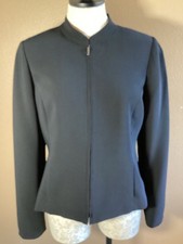 Pendleton Black Zipper Jacket Size 8 P