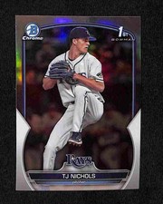 2023 Bowman Draft  TJ Nichols Chrome Refractor 1st Bowman #BDC-153 Rays Prospect