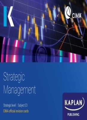 E3 STRATEGIC MANAGEMENT - REVISION CARDS, KAPLAN 9781839967993 Free Shipping..