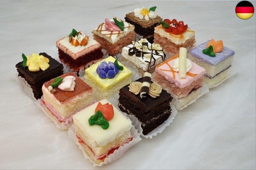 webake Mini Kuchenform Eckig Silikon Quadratisch Backform 4 Stück 3 Inch - Bild 6 von 7