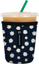 Javasok Iced Coffee Cold Soda Insulated Neoprene Cup Sleeve Small: 16-20Oz