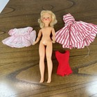 Vtg 1960s Ideal Toys Tammy Blue Eyes Blonde Hair Doll 12" Bs-12 3 With Clothes