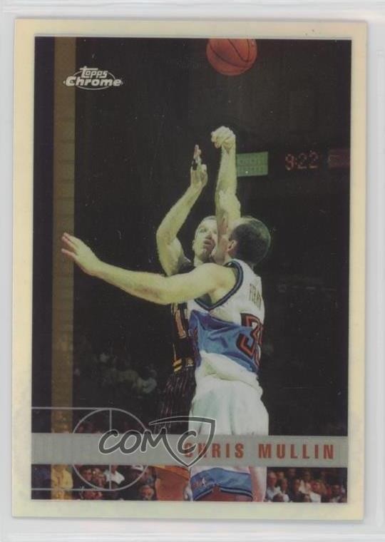 1997-98 Topps Chrome Refractor Chris Mullin #132 HOF 0rx0