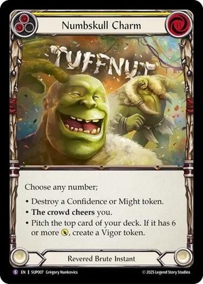 Numbskull Charm - Super Rare - Super Slam - NM - Normal