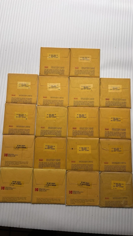 Wratten Kodak Filter 3x3 inch 75mm Gelatin Filter #85N3 SEALED! New/Vintage - Image 3 of 4