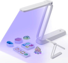 UV Light for Resin Curing, UV Resin Light, Wireless Rechargeable Ultraviolet L