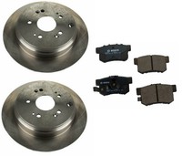 Honda Cr-v 05-09 L4 2.4l Rear Brake Kit With Rotors And Pads Premium Quality on sale Honda Cr-v 05-09 L4 2.4l Rear Brake Kit With Rotors And Pads Premium Quality on sale