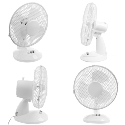 Portable Desk Fans Oscillating Cooling Standing/Clip 2/3 Speed Fan Home Office eBay