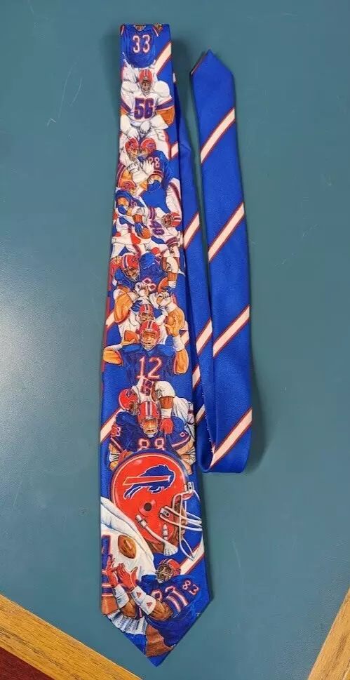 Buffalo Bills NFL Football Neck Tie Ralph Marlin 1990 Very Rare Vintage  Clean | eBay