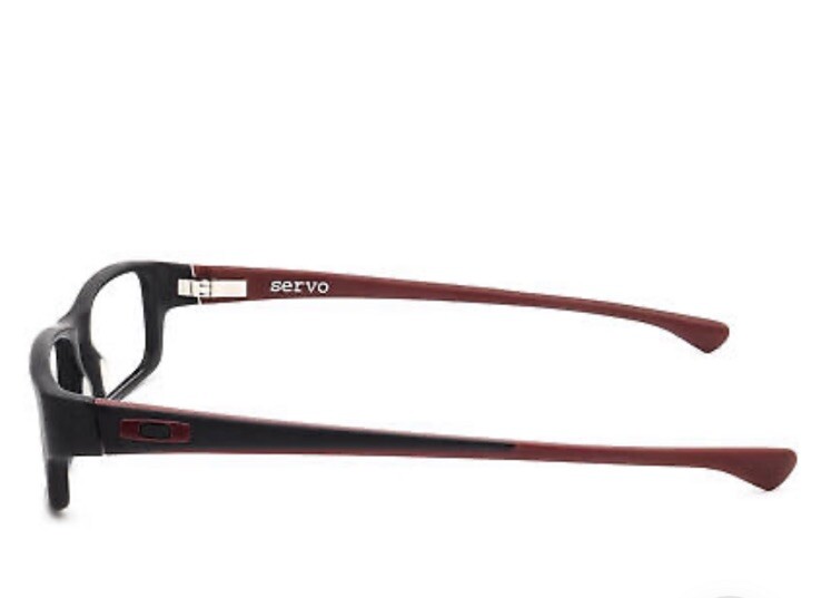 Oakley Servo OX1066-0453 Black Red Eyeglasses Frames 53-18 140 Men Glasses