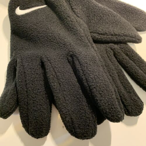 Nike Club Fleece 2.0 Training Gloves Women Black/Black/White Small NEW! - Picture 4 of 9