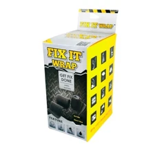 Fix It Wrap Fiber Weld Fix Reinforcement | Fiberglass Repair Tape |4 Inch 2PACK|